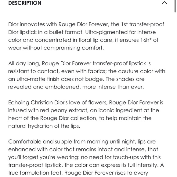 DIOR ROUGE LIPSTICK 999 forever Dior - Picture 5 of 6